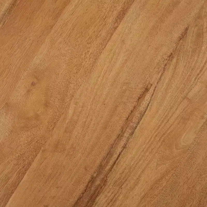 Tavolino rotondo in rattan con struttura in legno di mango, multicolore, per interni