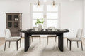 70.8 Oval Dining Table for 6-8 People, Kitchen Table with Thick Sturdy Wooden Base, Farmhouse Dining Room Desk for Kitchen Dining Room Apartments